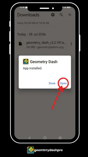 how to open geometry dash files