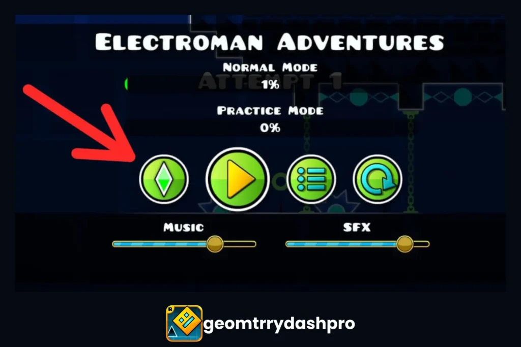 geometry dash checkpoint